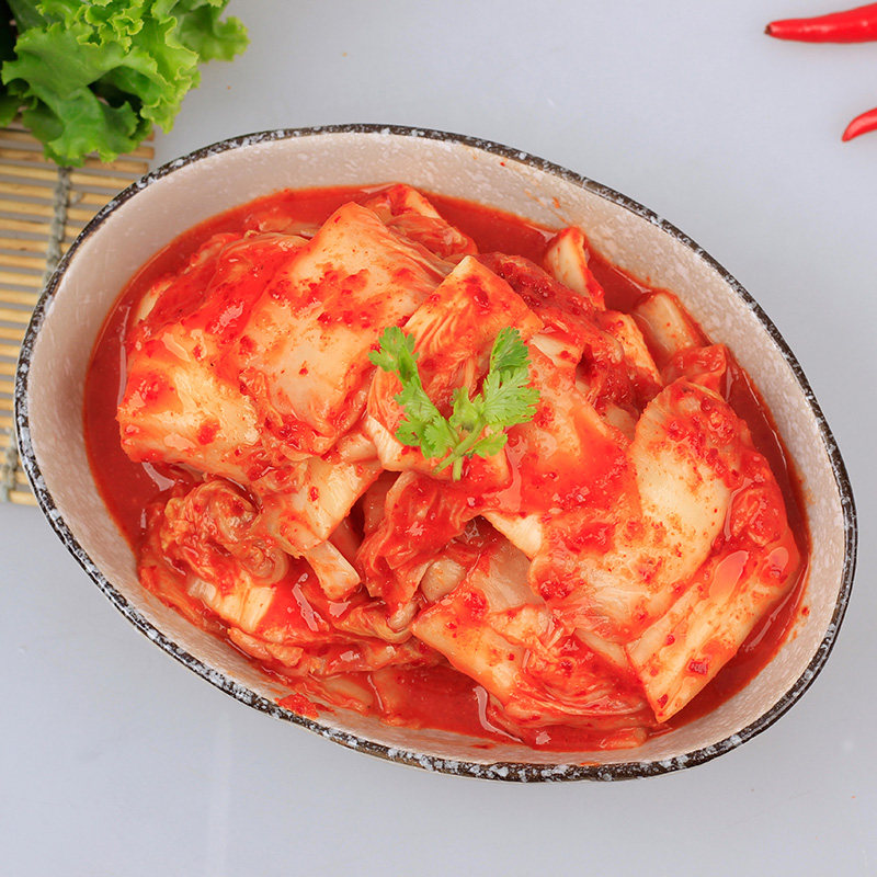 韩式泡菜韩国正宗手工腌制辣白菜延边爽口下饭菜袋装1
