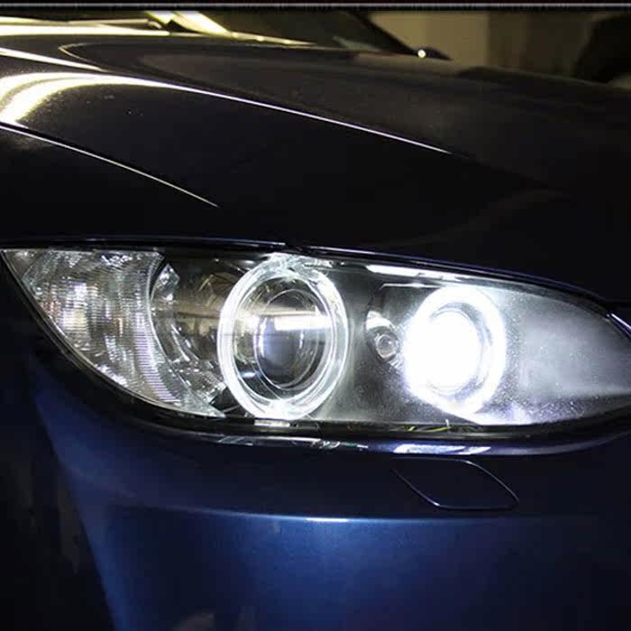 3系宝马bmw汽车天使眼 高亮led日行车灯 e90/e91改装雾灯 led泪灯