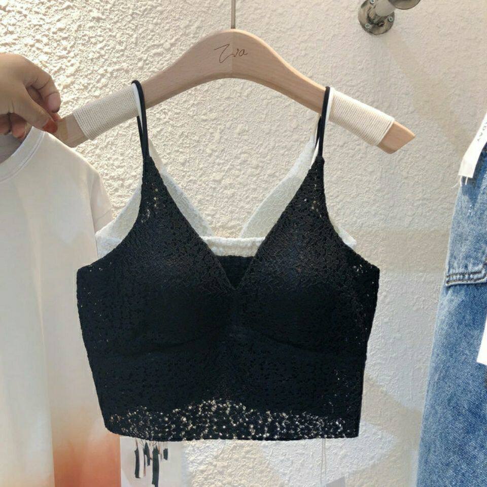 日系背心无痕吊带内衣少女女无钢圈一体文胸文胸
