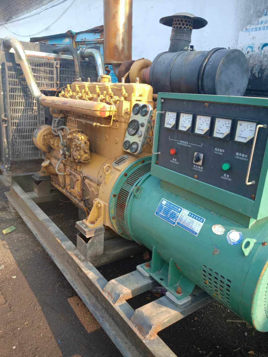 上海柴油机6135股份原装机器千瓦二手柴油发电机组柴油发电机