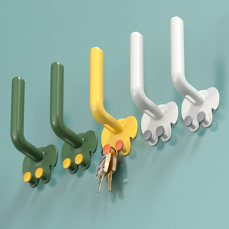 粘钩2个大象壁挂厨房浴室免钉门后挂钩强力挂钩