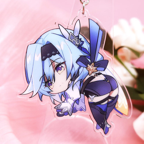 原神雷电优菈空荧八重万叶吊起公子钟离周边动漫挂件