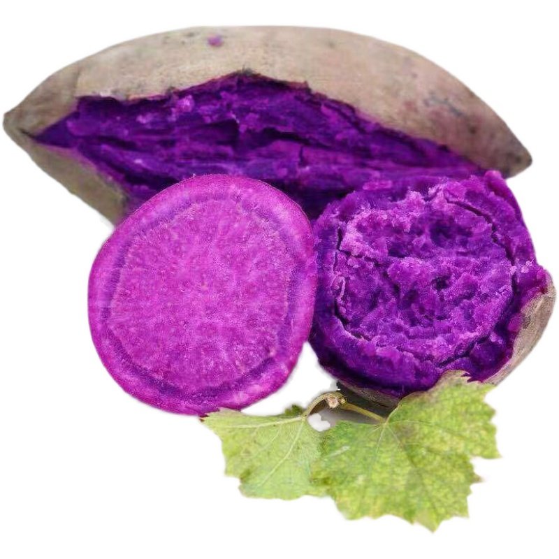 紫薯新鲜沙地紫心宝宝食用农产品软糯地瓜紫色番薯
