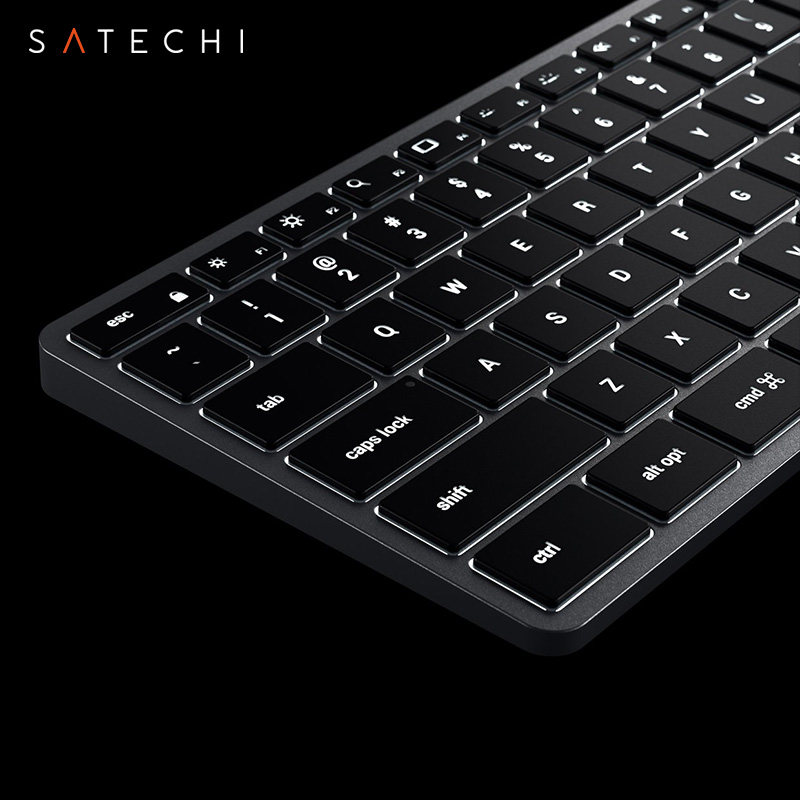 satechi无线蓝牙键盘适用苹果mac台式机电脑笔记本平板电脑外接键盘