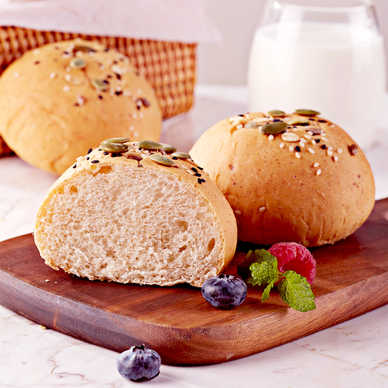 全麦面包欧包粗粮杂粮饱腹健身整箱零食早餐传统西式糕点