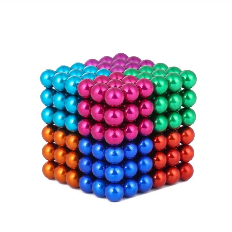 益智吸铁球彩色圆形强力玩具男孩吸铁石小珠子1000颗拼装儿童磁铁