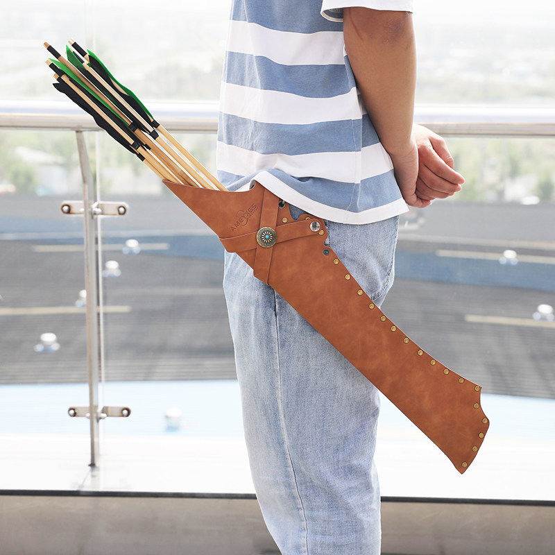 麒麟箭袋仿古古代存放支用箭囊户外射击运动飞镖