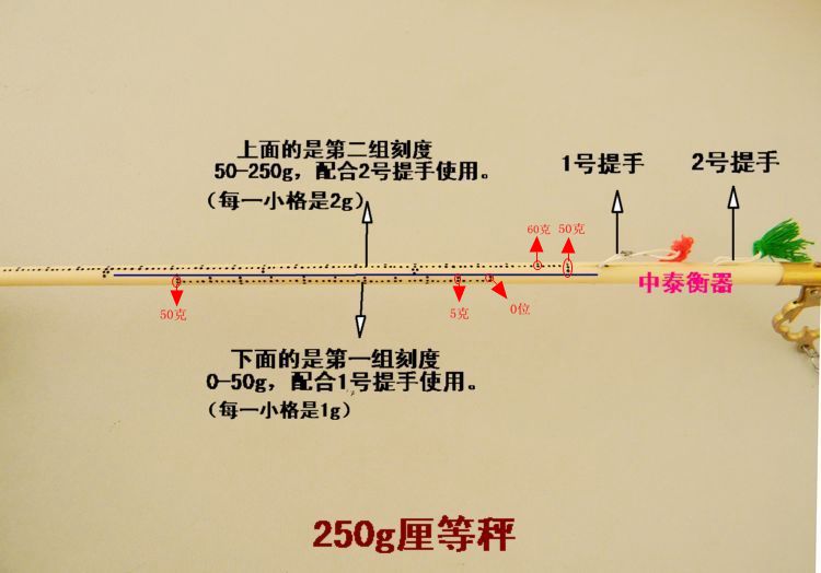 杆秤抓周250g 厘等称杆称小铜秤戥子称手提秤厨房