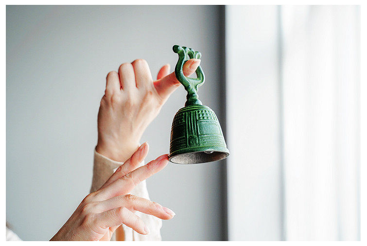 禅音梵钟进口日本南部铁器铸铁桌铃手摇铃醒神铃铛风铃及配件