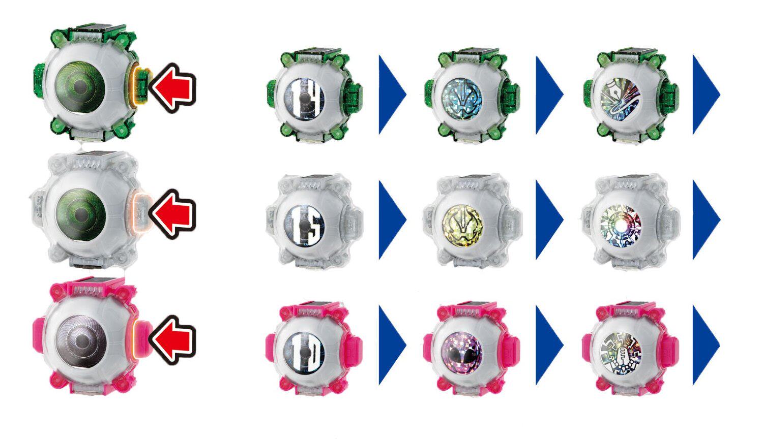 孩仕玩具模型假面骑士ghost格林三藏卑弥眼魂潮玩盲盒