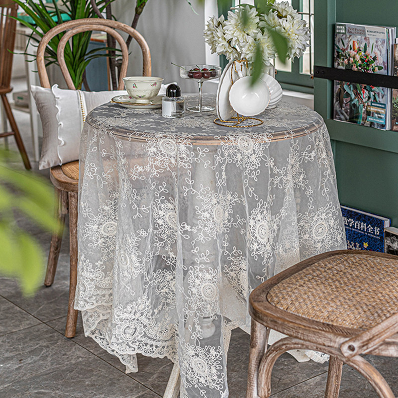 欧式蕾丝桌布高端奢华餐桌布艺茶几长方形盖布桌布