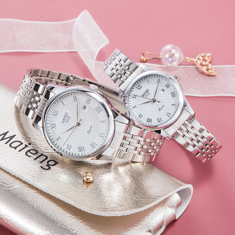 瑞士正品品牌情侣手表男女一对1314情人节礼物国产腕表