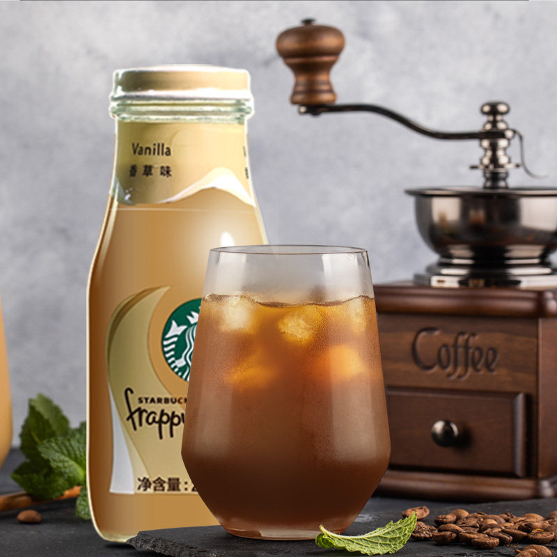 咖啡starbucks星巴克咖啡冰乐即饮281ml瓶装香草正品官方即饮咖啡