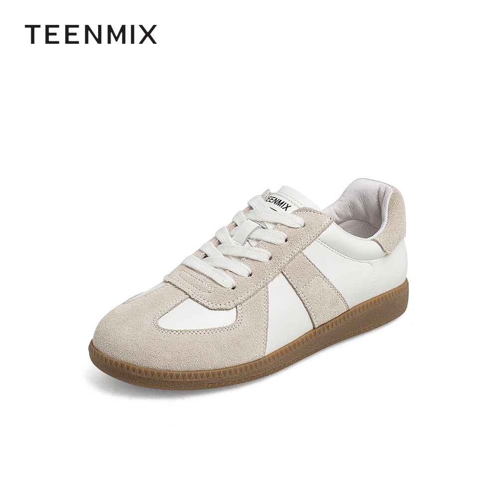 天美意2022新款时尚百搭舒适运动阿甘鞋女休闲鞋时尚休闲鞋