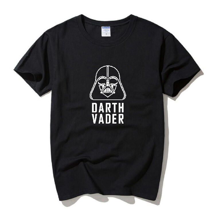 新款动漫周边starwars衣服星球大战男士短袖圆领纯棉t恤