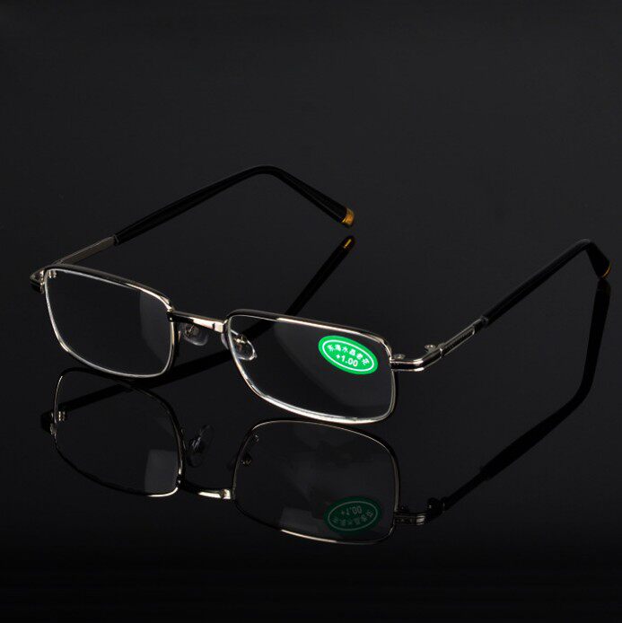 东海水晶玻璃老花镜光学玻璃老花高清老光远视眼镜新品100400度