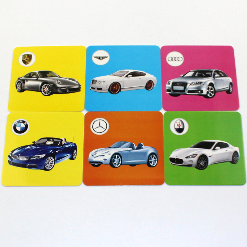 儿童认识车标志的书 汽车标志大全车品牌宝宝书籍1-2-3周岁认字识字