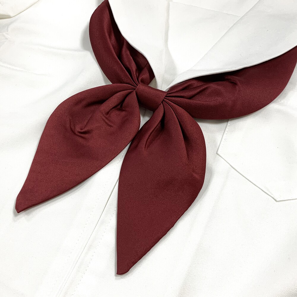 现货水手服免金鱼结免三角巾学生领结职业纯色领结