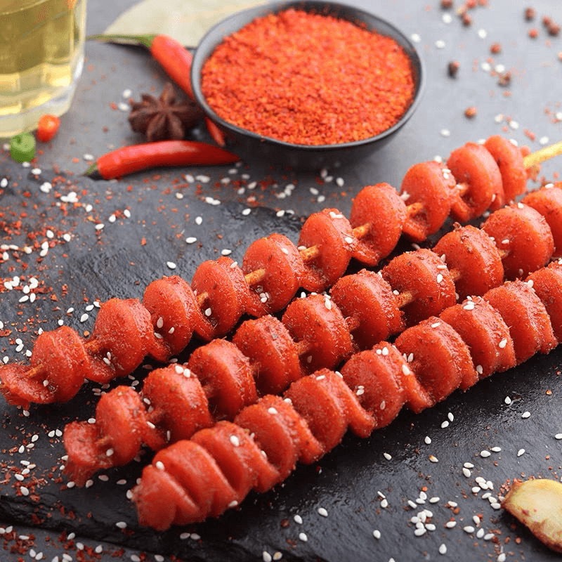 港鹏弹力火龙15串包装烤肠开花拉花烧烤食材香肠