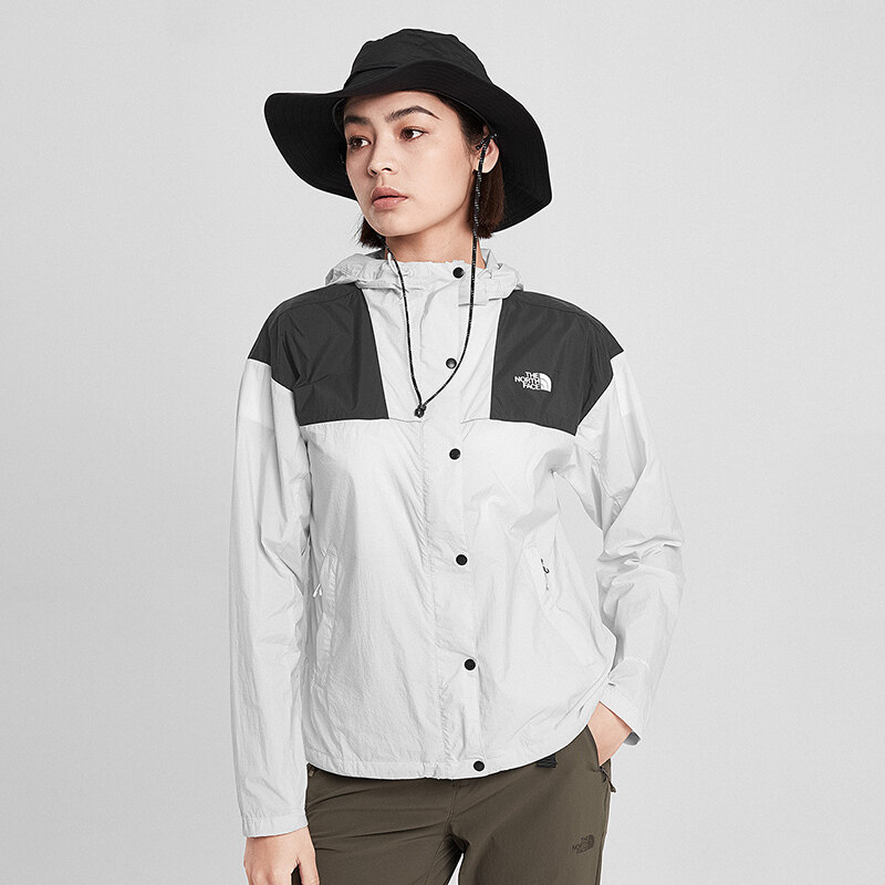5折现货清仓特卖thenorthface北面皮肤衣女轻便防风防晒衣4973