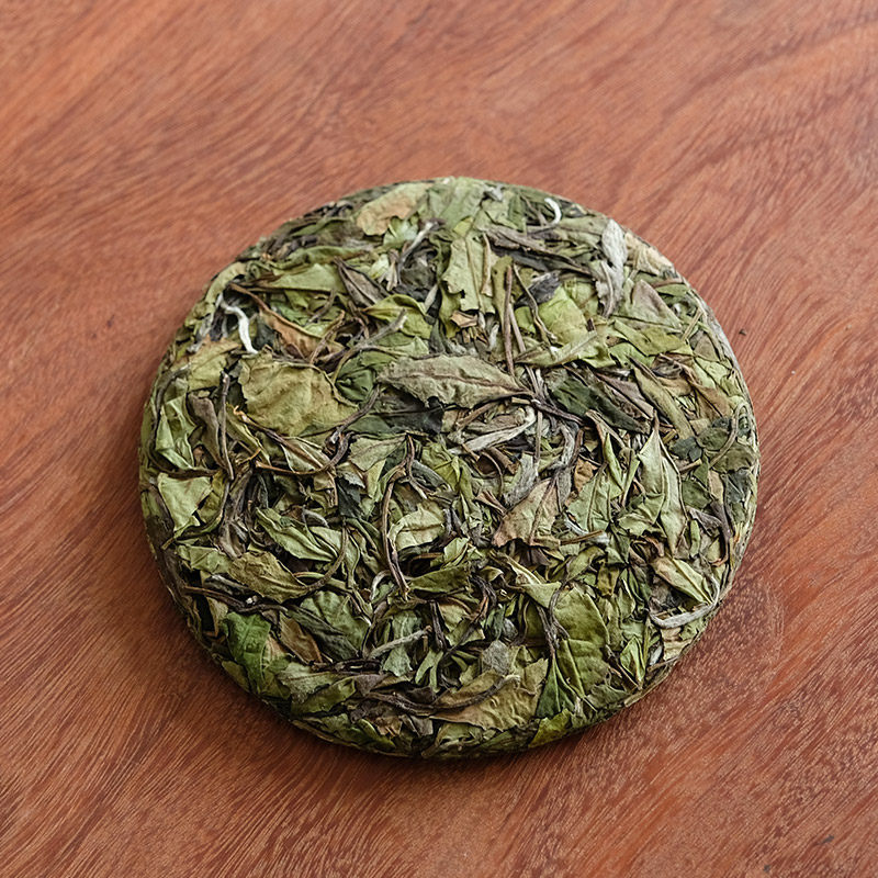 「北路银针」福鼎白茶雨前寿眉轻压茶饼2019春茶余系列 余味100克