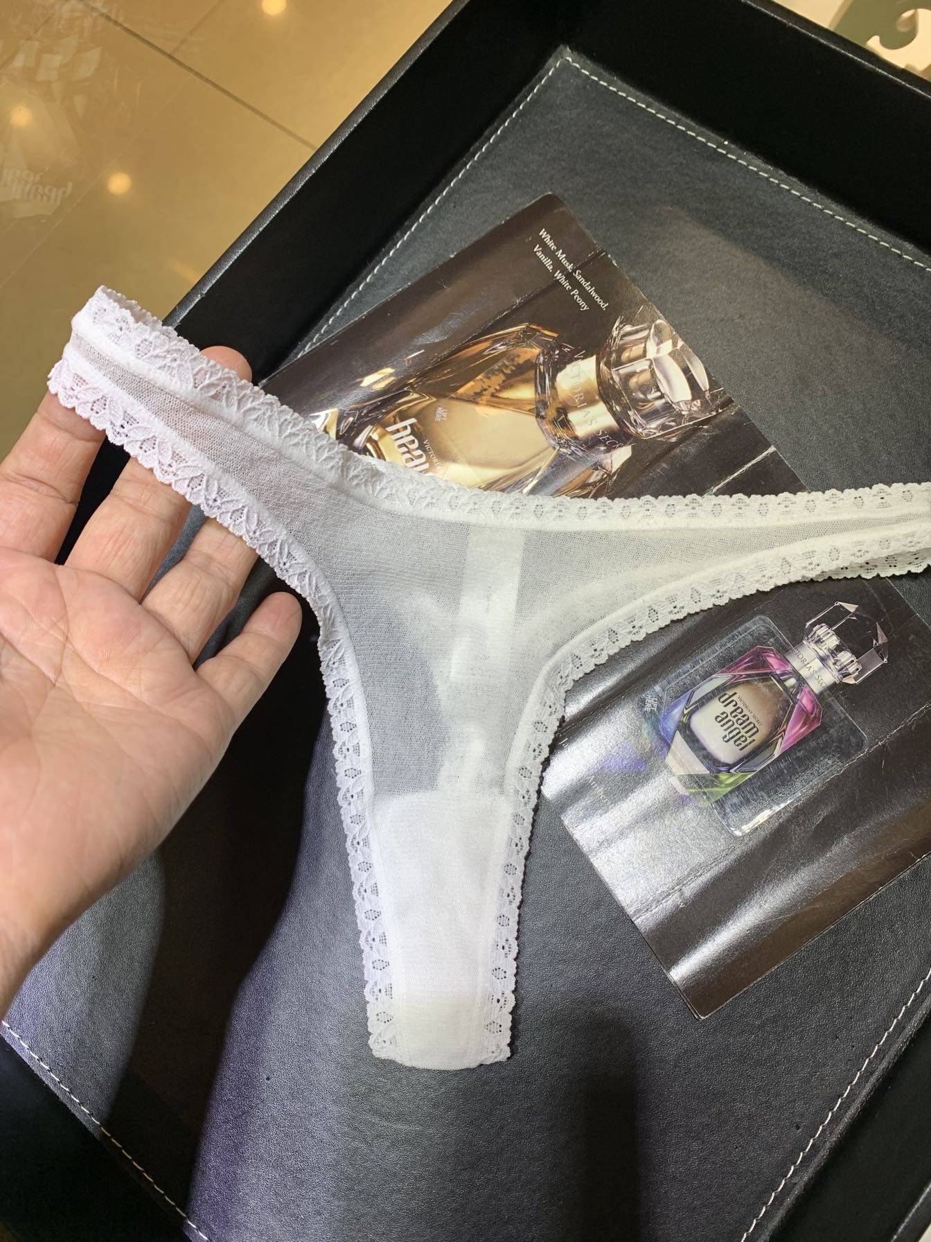 透明丁字裤白色可爱裤网火辣纯棉内裤欧美性感平角裤