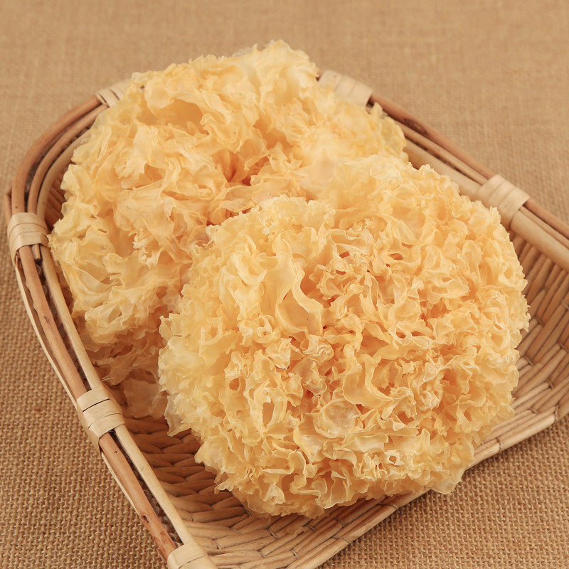 木耳银耳新货羹包莲子非丑糯白雪耳100g无硫银耳