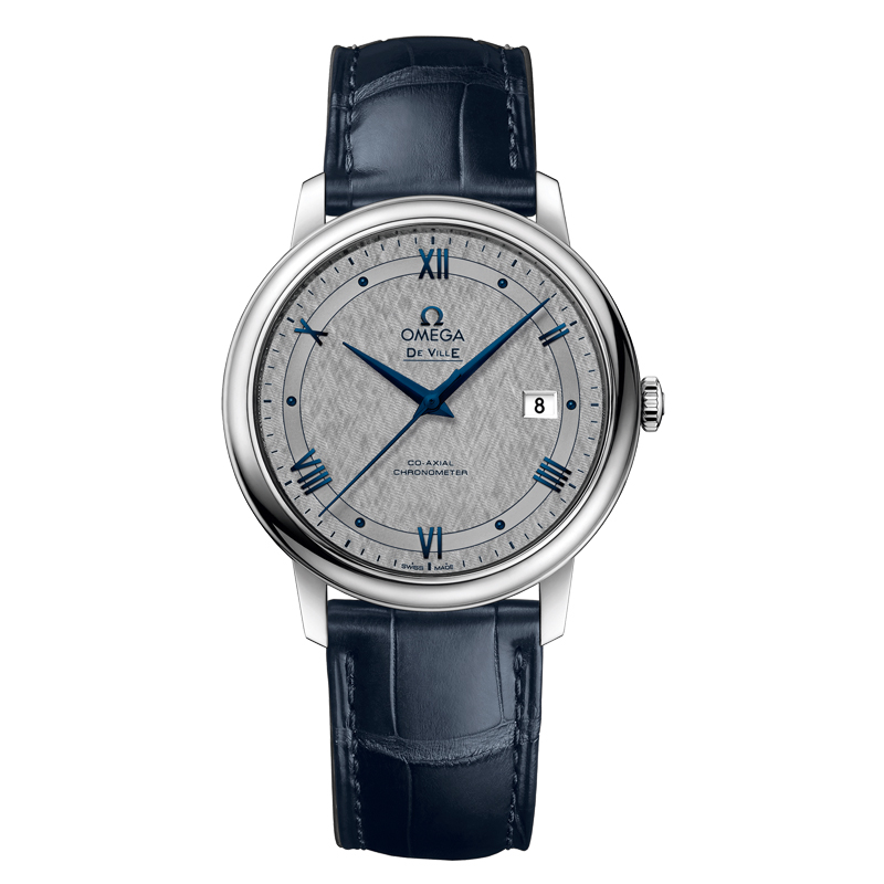 欧米茄瑞士新款男士皮带机械手表商务腕表424.13.40.20.06.002