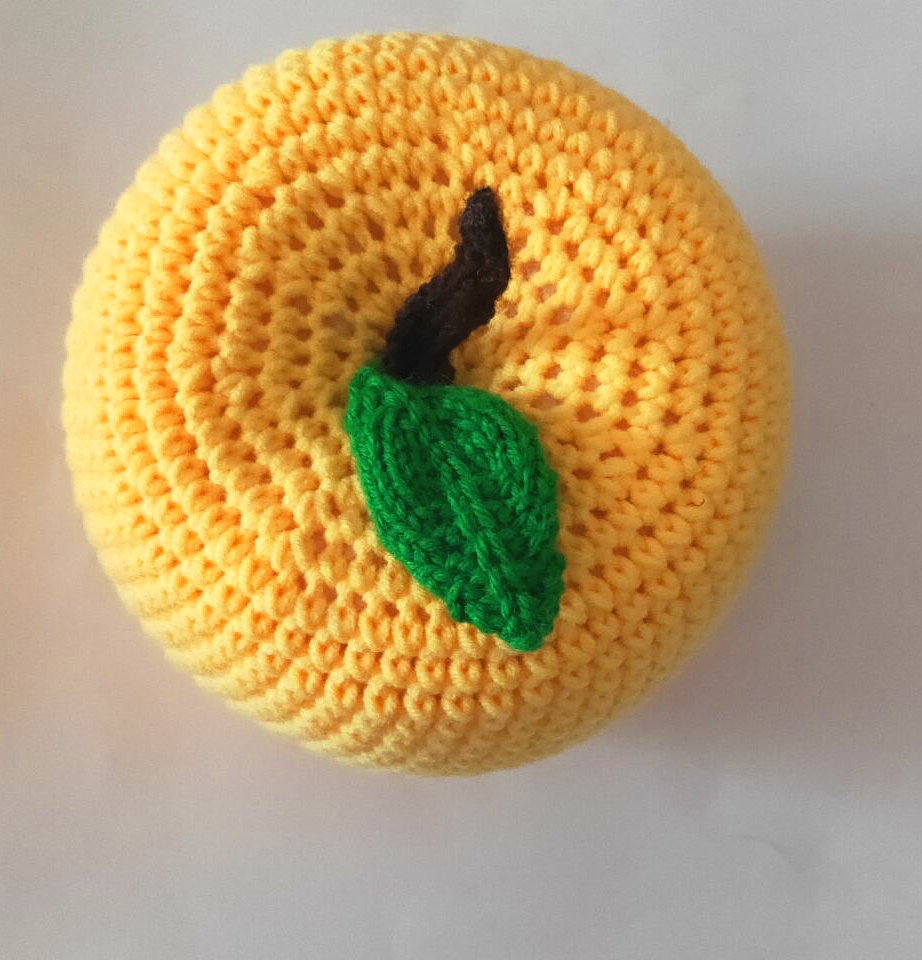 手工玩偶毛线钩针编织仿真苹果成品圣诞节保平摆件