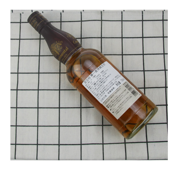 富士威士忌单一麦芽fujigane43700ml洋酒日本威末