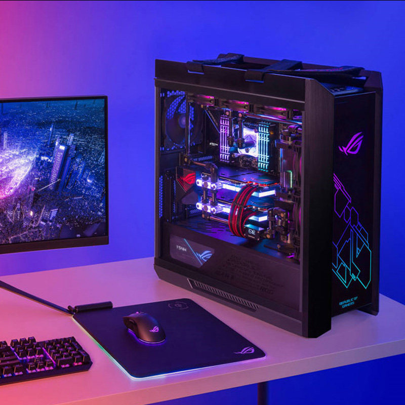 机箱华硕太阳神rog玩家国度gx601游戏电竞水冷atx机箱