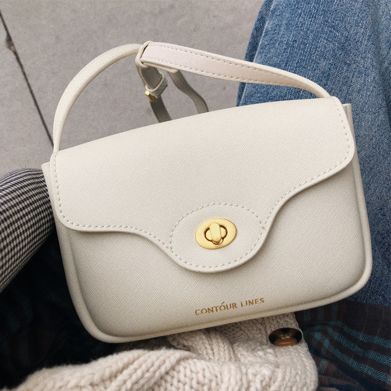 contourline豆腐春夏包女小方包小方斜挎小包轻便牛皮小方包
