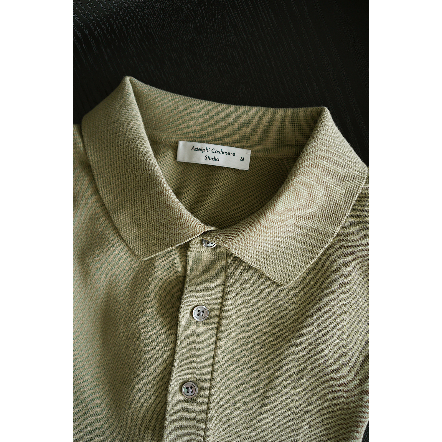 Men's Cotton Polo Shirt 男士强捻纯棉针织翻领马球衫