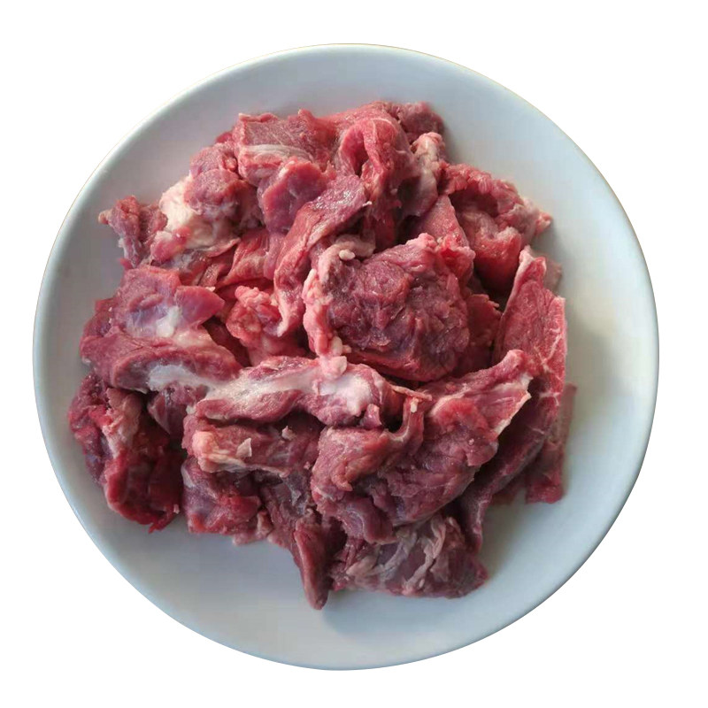 {清真大块碎肉5斤装}优质生牛肉牛腩边角肉生鲜牛肉做饺子馅零食