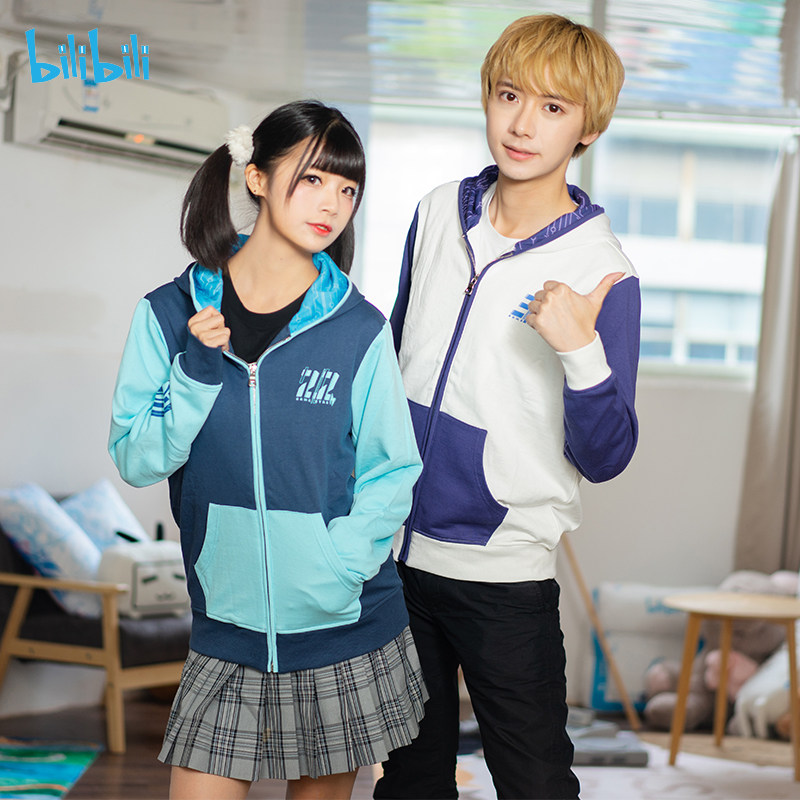 bilibili 哔哩哔哩 姬械之芯2233娘拉链连帽卫衣外套动漫二次元