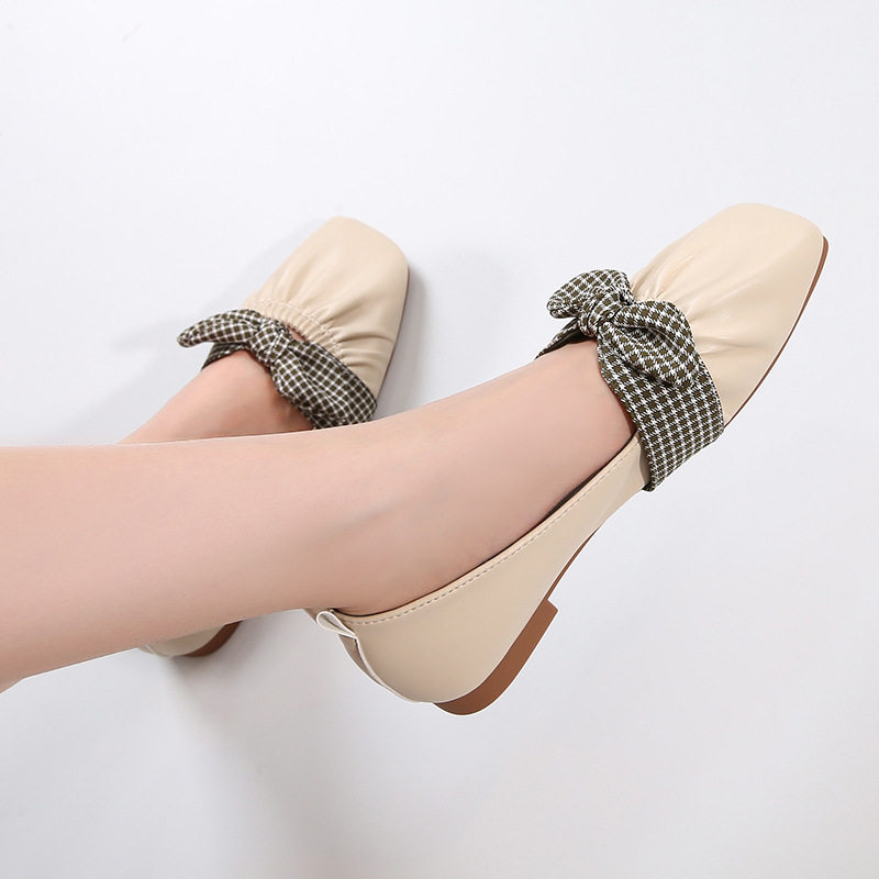 大码女鞋43脚宽胖妹妹2020夏季新款百搭小香风单鞋