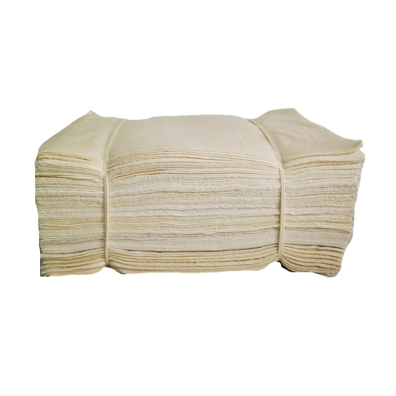 白色全棉布包毛碎不掉吸油抹布工业黄棉纯棉抹布