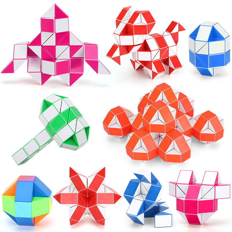 儿童百变魔尺24段36段48段72节幼儿园比赛益智玩具魔方