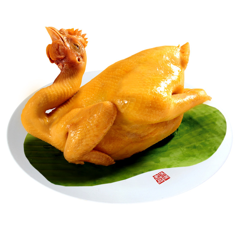 广东温氏正宗盐焗鸡 客家特产零食小吃 熟食鸡鲜盐香土鸡 850g只