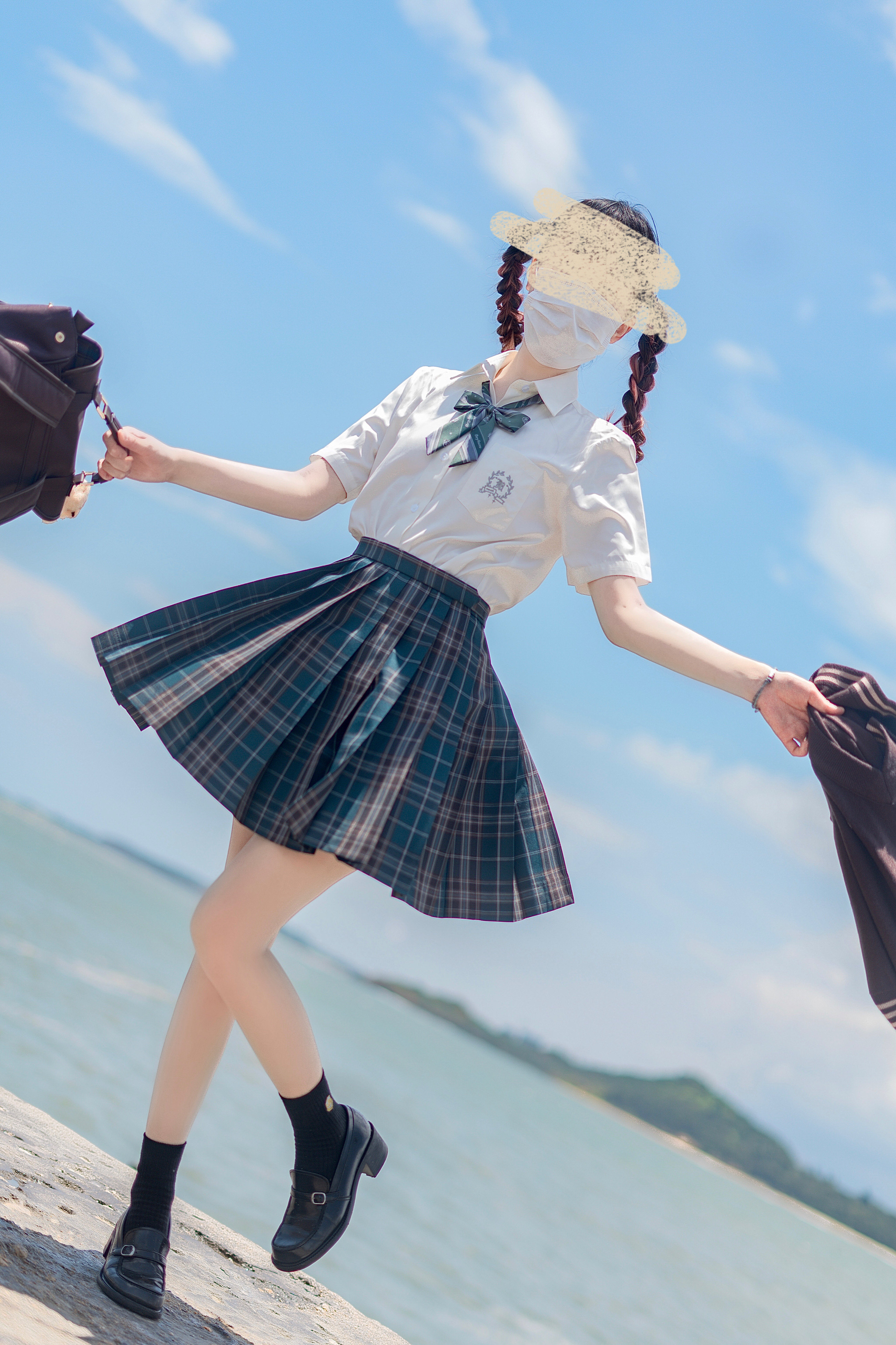 校服学生格裙制服jk沢野包邮创格原创维拉半身裙