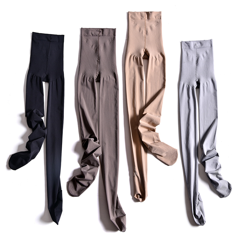 不起球不掉档！收腹提臀连袜裤 新款无缝打底裤秋冬一体裤袜子潮