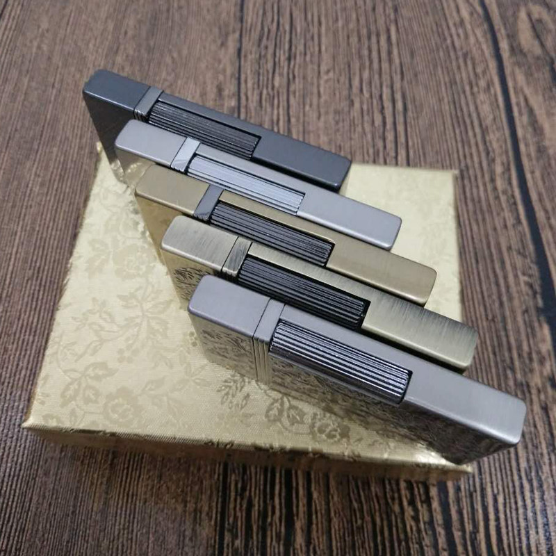 broad博达超薄侧滑砂轮充气打火机侧打妙音清脆朗声明火加气火机