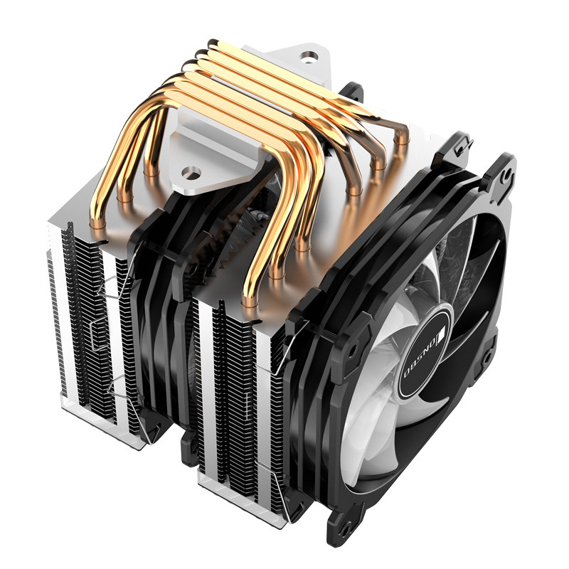 乔思伯cr2000双塔6热管rgb神光同步cpu散热器 i9 9900k多平台风扇