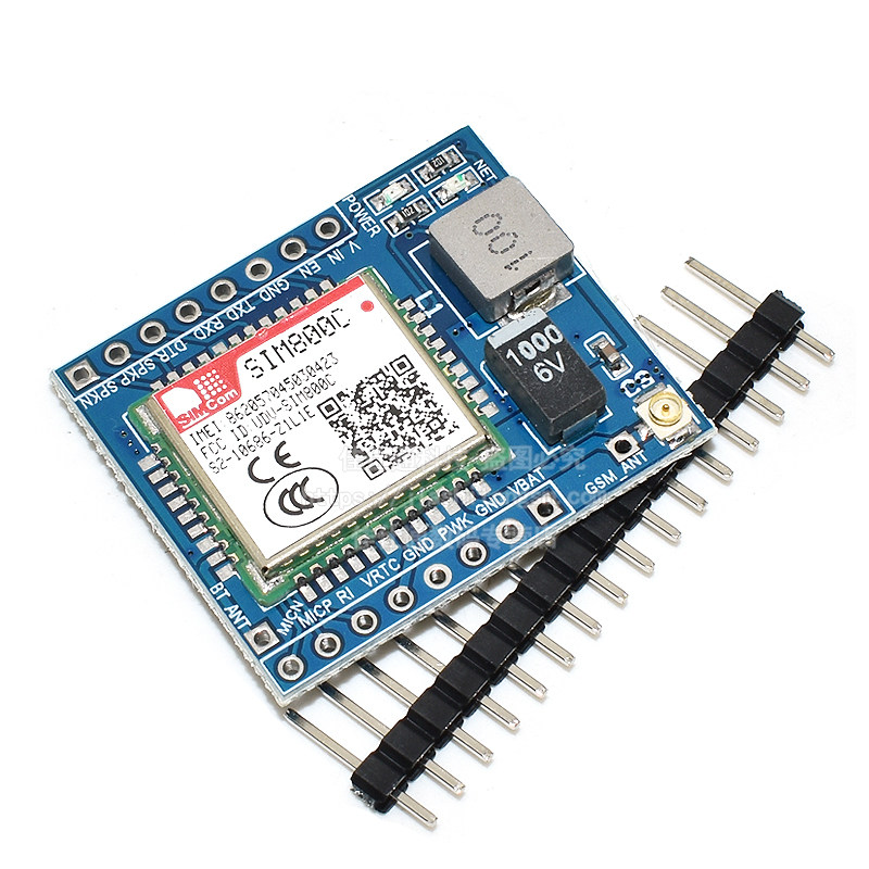 sim800cgsmgprs模块高配带蓝牙短信适配stm32程序开发板