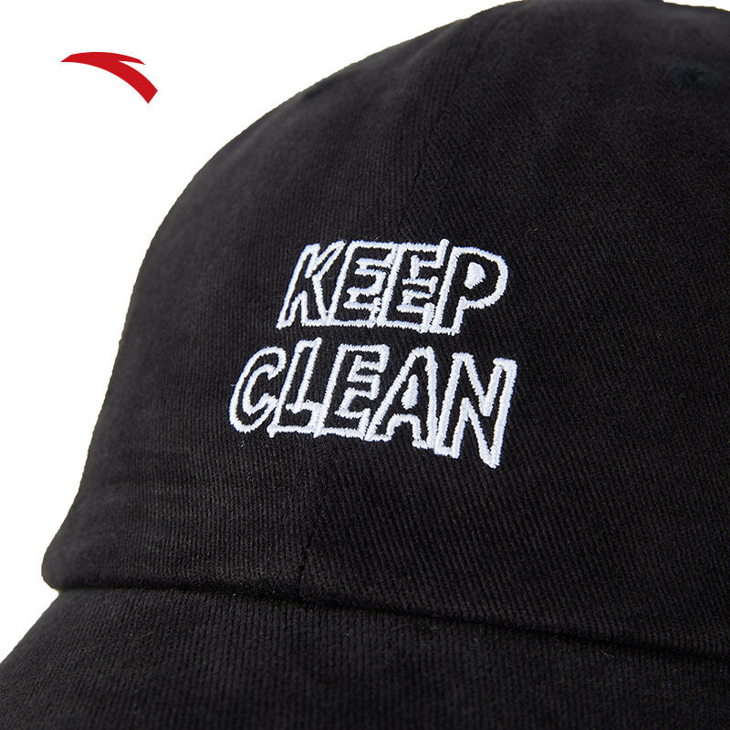 安踏棒球帽2022新款男女休闲运动潮流简洁可爱鸭舌帽运动帽