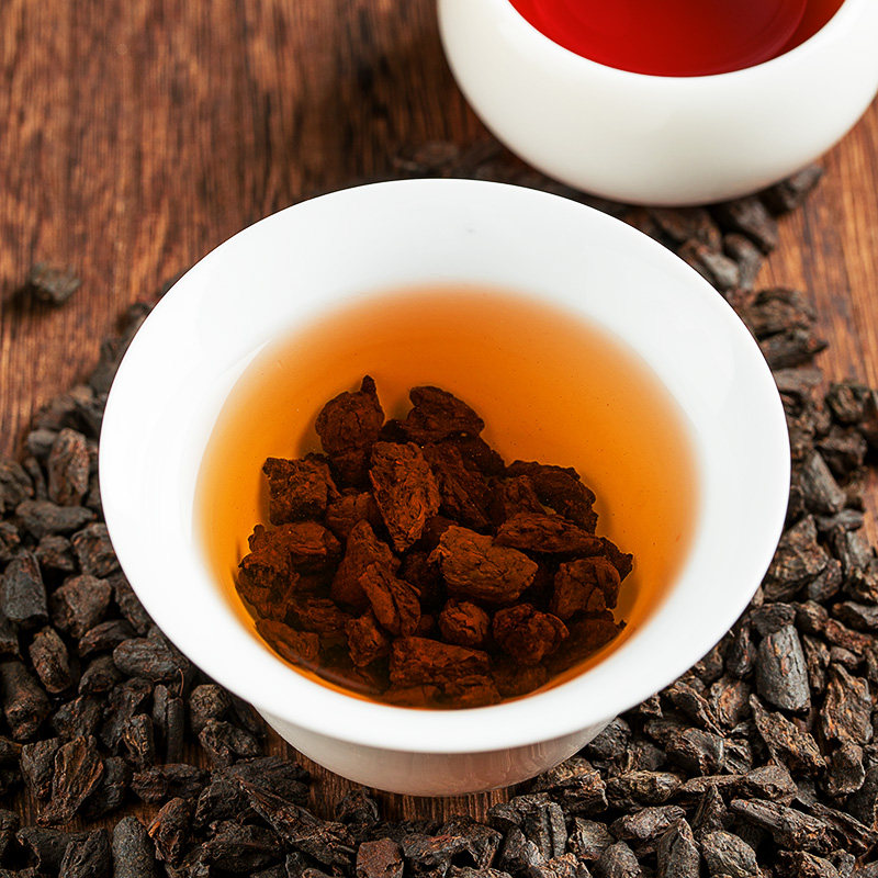 茶具银子普洱茶散茶糯米特级化石熟茶老茶头茶叶普洱