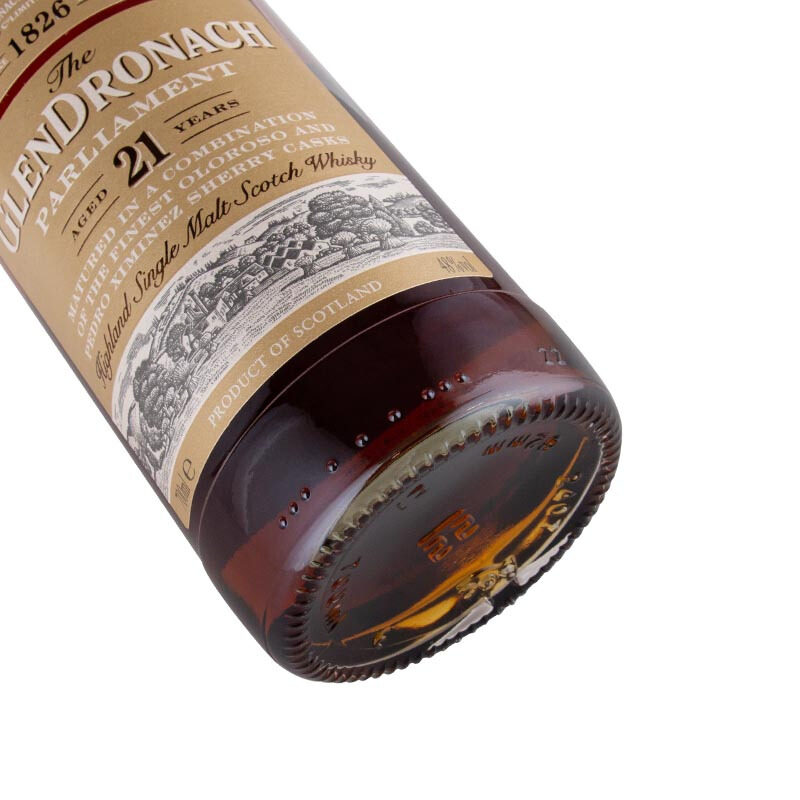 英国进口洋酒glendronachyo格兰多纳21年威士忌
