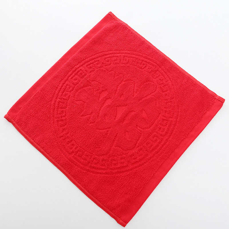 纯棉结婚喜帕大红手帕喜字小方巾新娘红手绢婚庆换喜巾扔手绢女方