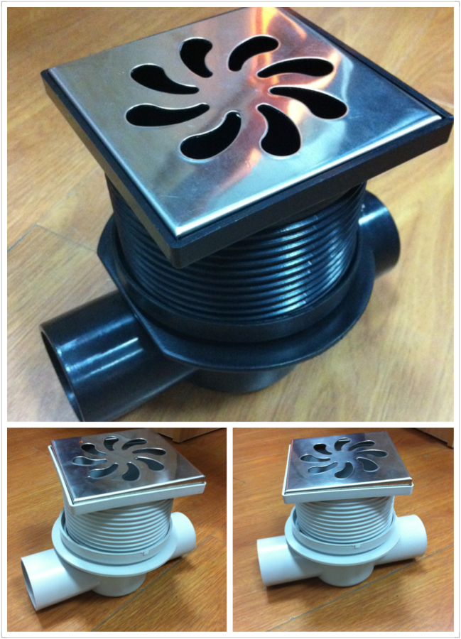 地漏pe安装pp工业通道水高水封地漏