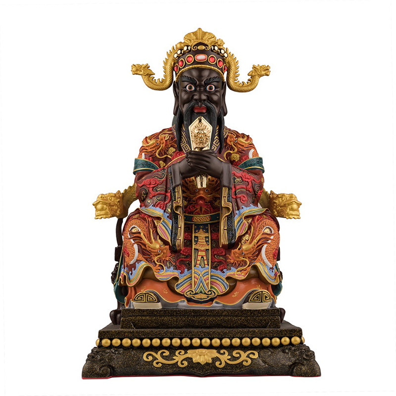 五爷佛像财神爷龙王广济五台山供奉台湾盛凡彩绘摆件